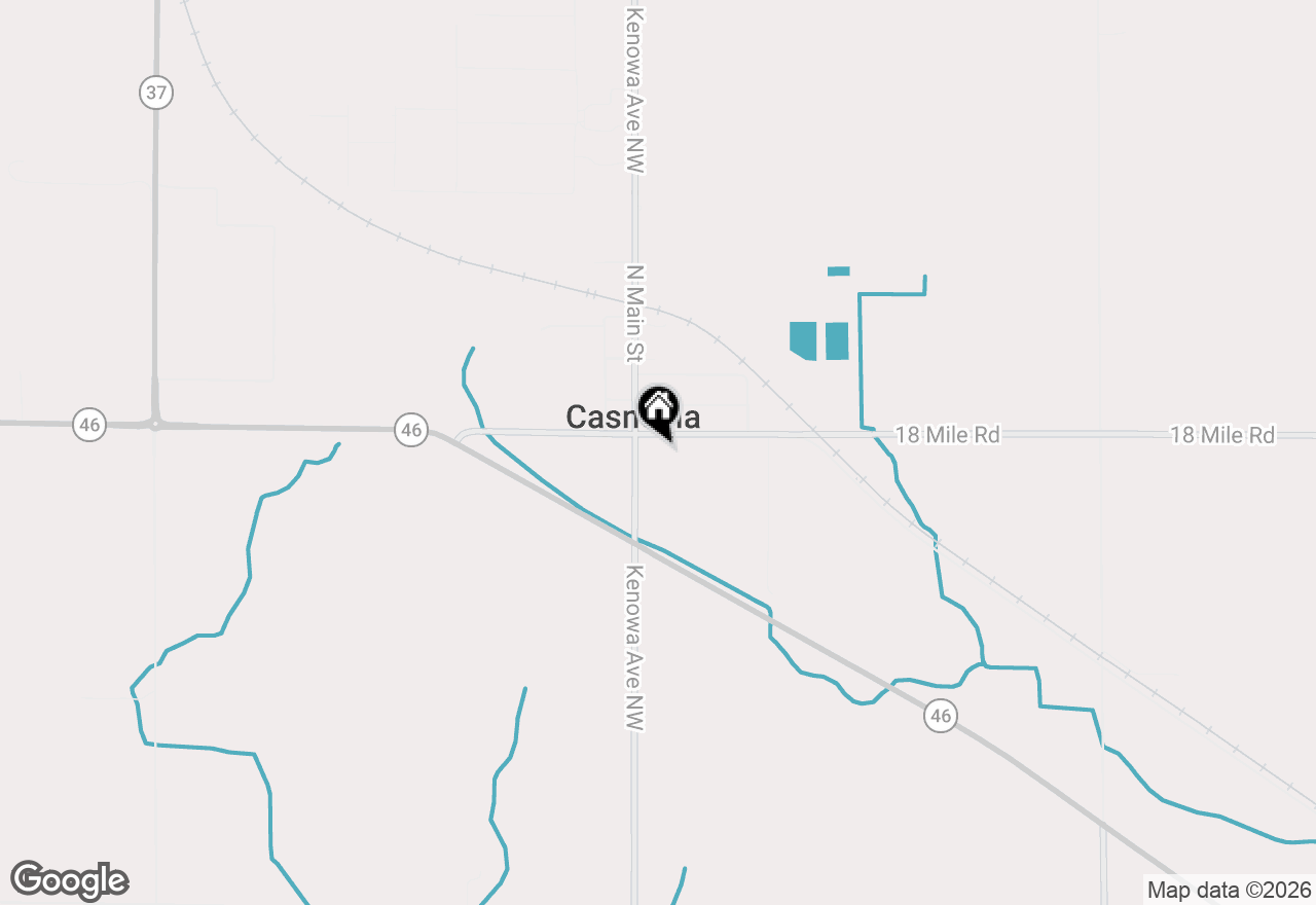 Map of 42 E Waterloo Street Nw, Casnovia, MI 49318