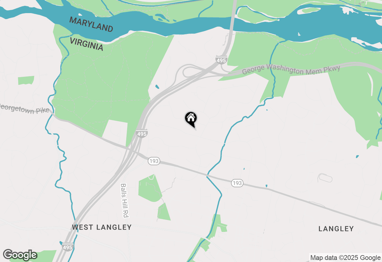 Map of 7008 Benjamin Street, Mclean, VA 22101