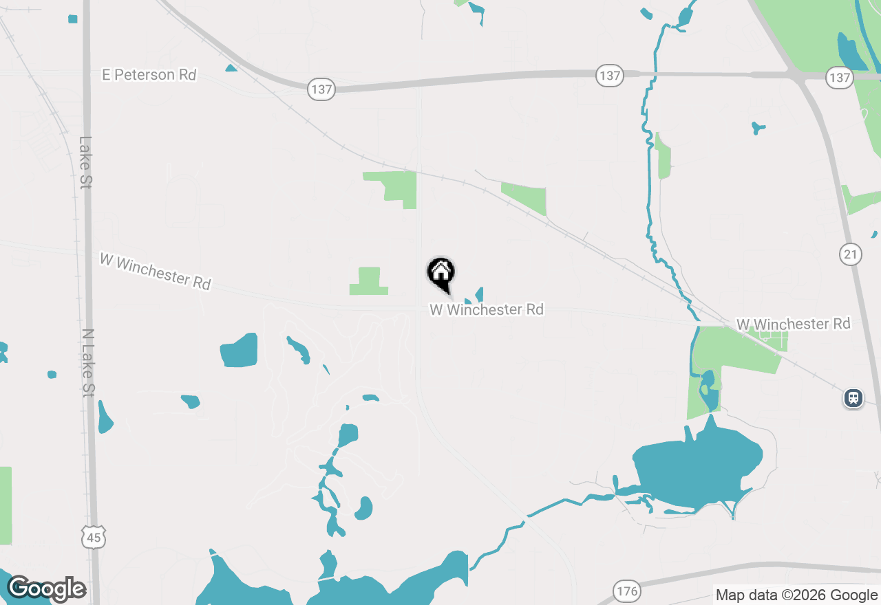 Map of 1113 Loyola Drive, Libertyville, IL 60048