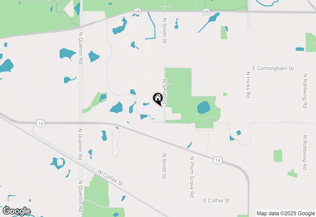 Map of 236 W Golfview Terrace, Palatine, IL 60067