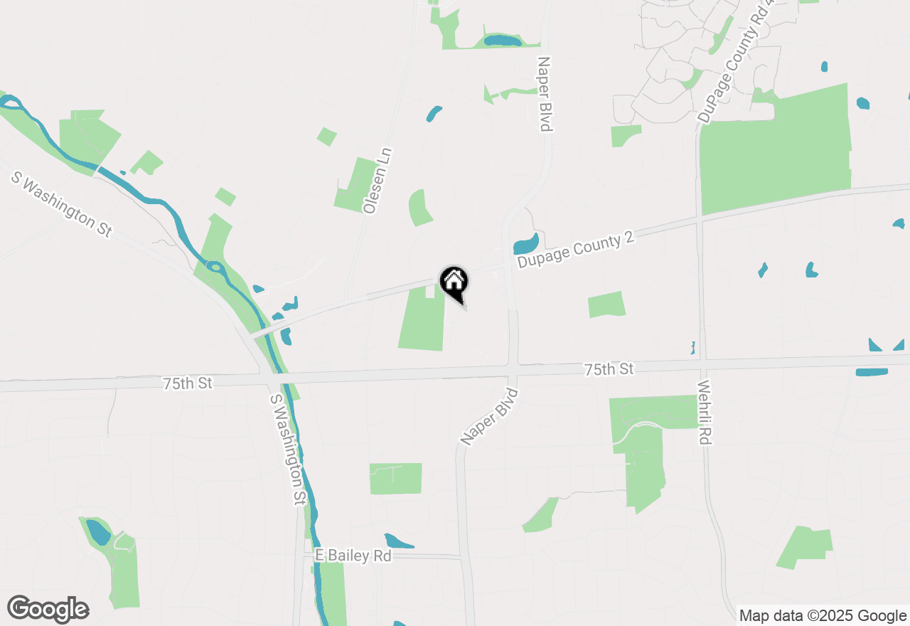 Map of 1237 Hobson Oaks Drive, Naperville, IL 60540