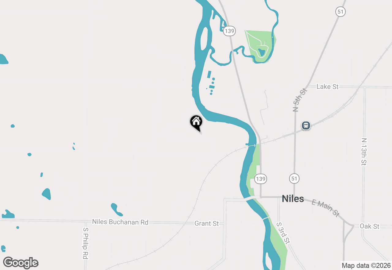 Map of 715 Brown Street, Niles, MI 49120