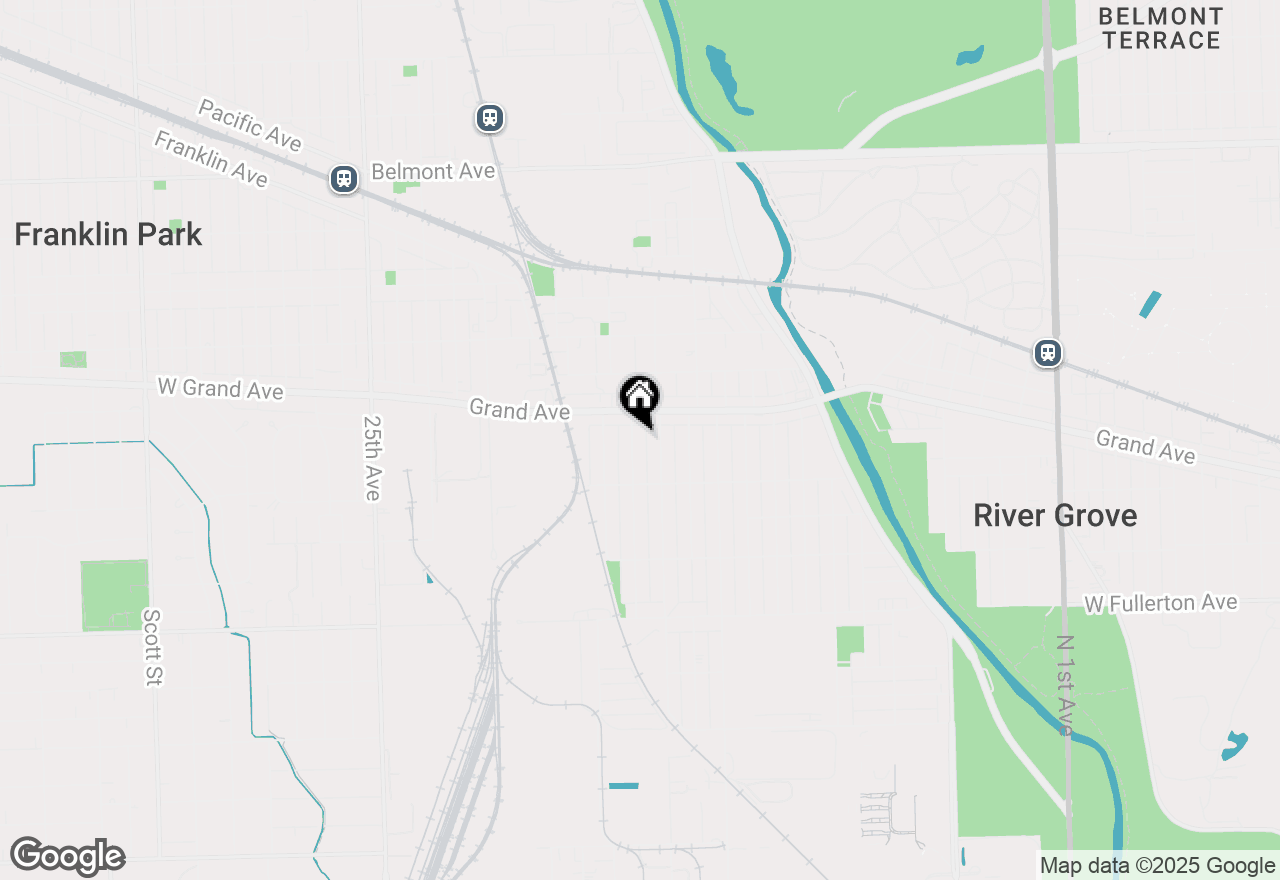 Map of 2641 Oak Street, Franklin Park, IL 60131