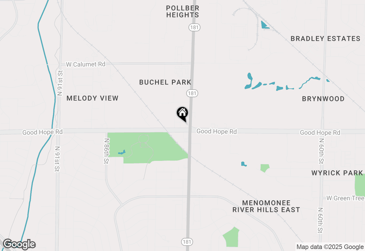 Map of 7630 W Good Hope Rd, Milwaukee, WI 53223