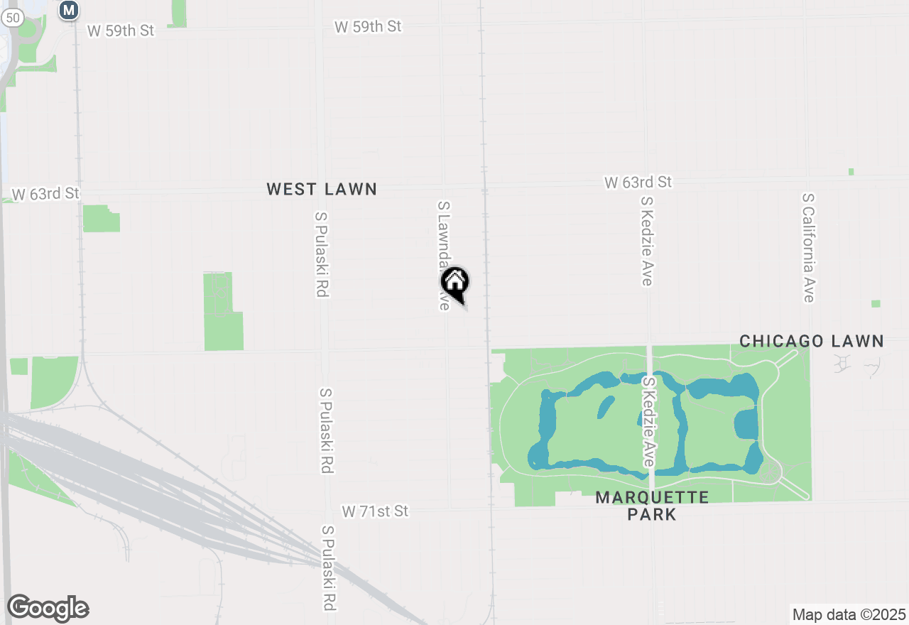 Map of 3645 W 66th Street, Chicago, IL 60629