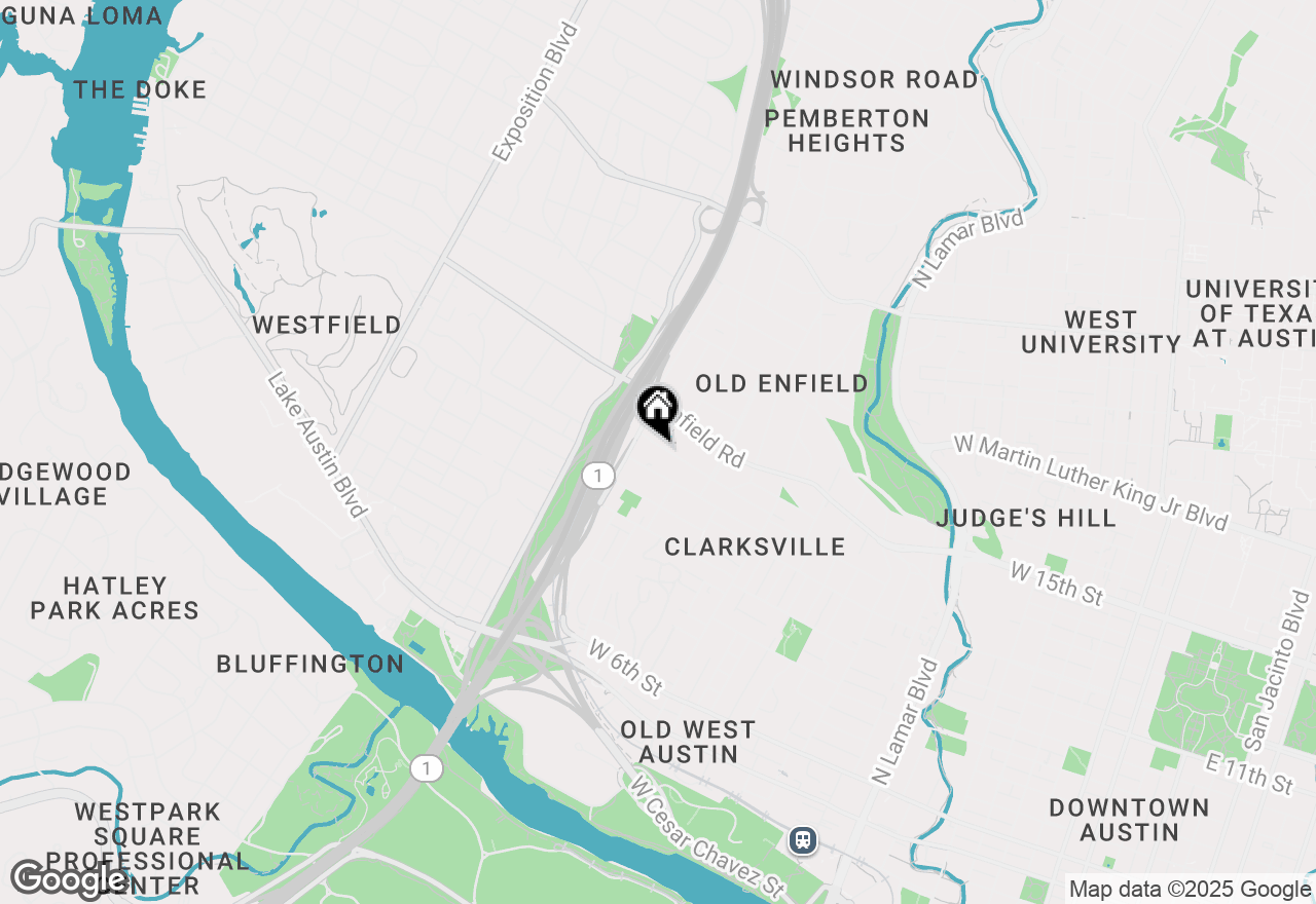 Map of 1801 Palma Plz, Austin, TX 78703
