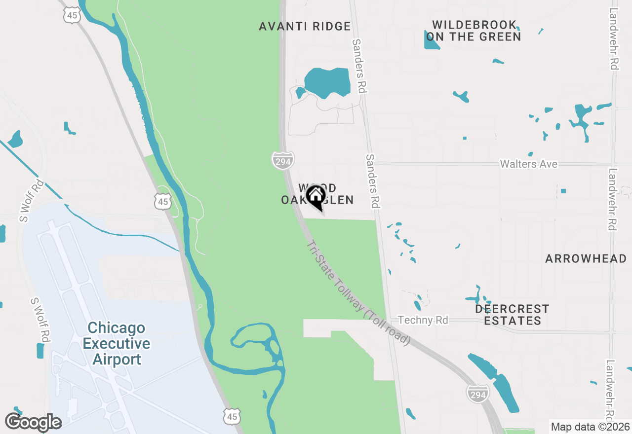 Map of 4225 Terri Lyn Lane, Northbrook, IL 60062