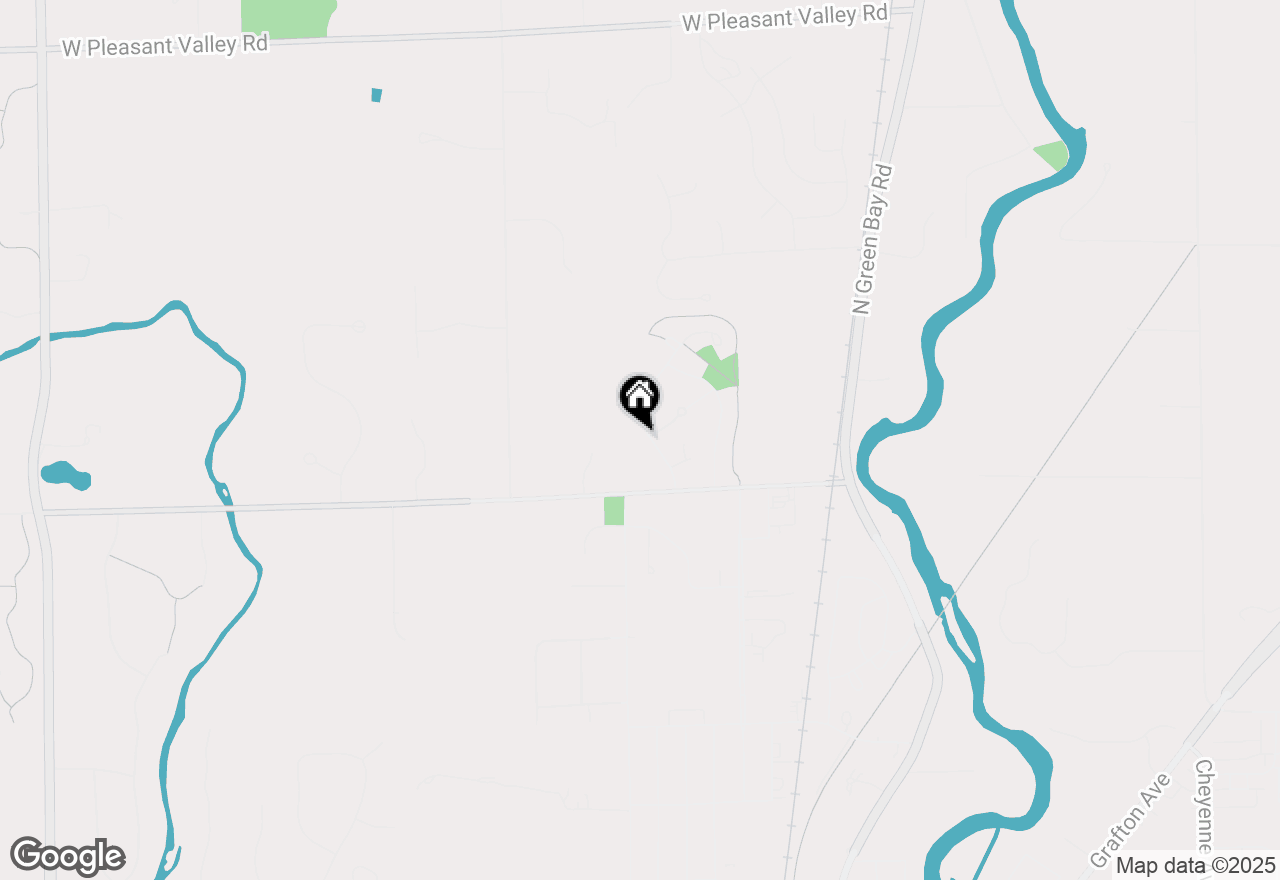 Map of 345 Prairie Run, Grafton, WI 53024