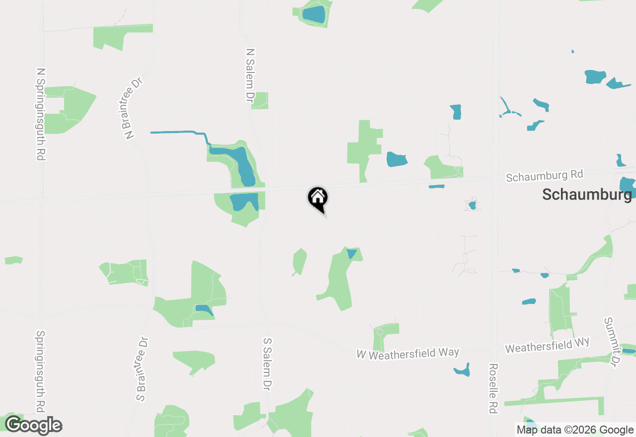 Map of 609 Tilipi Lane, Schaumburg, IL 60193
