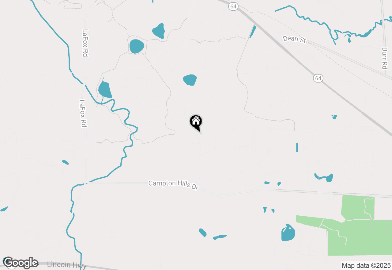 Map of 3N645 Ponderosa Drive, St. Charles, IL 60175