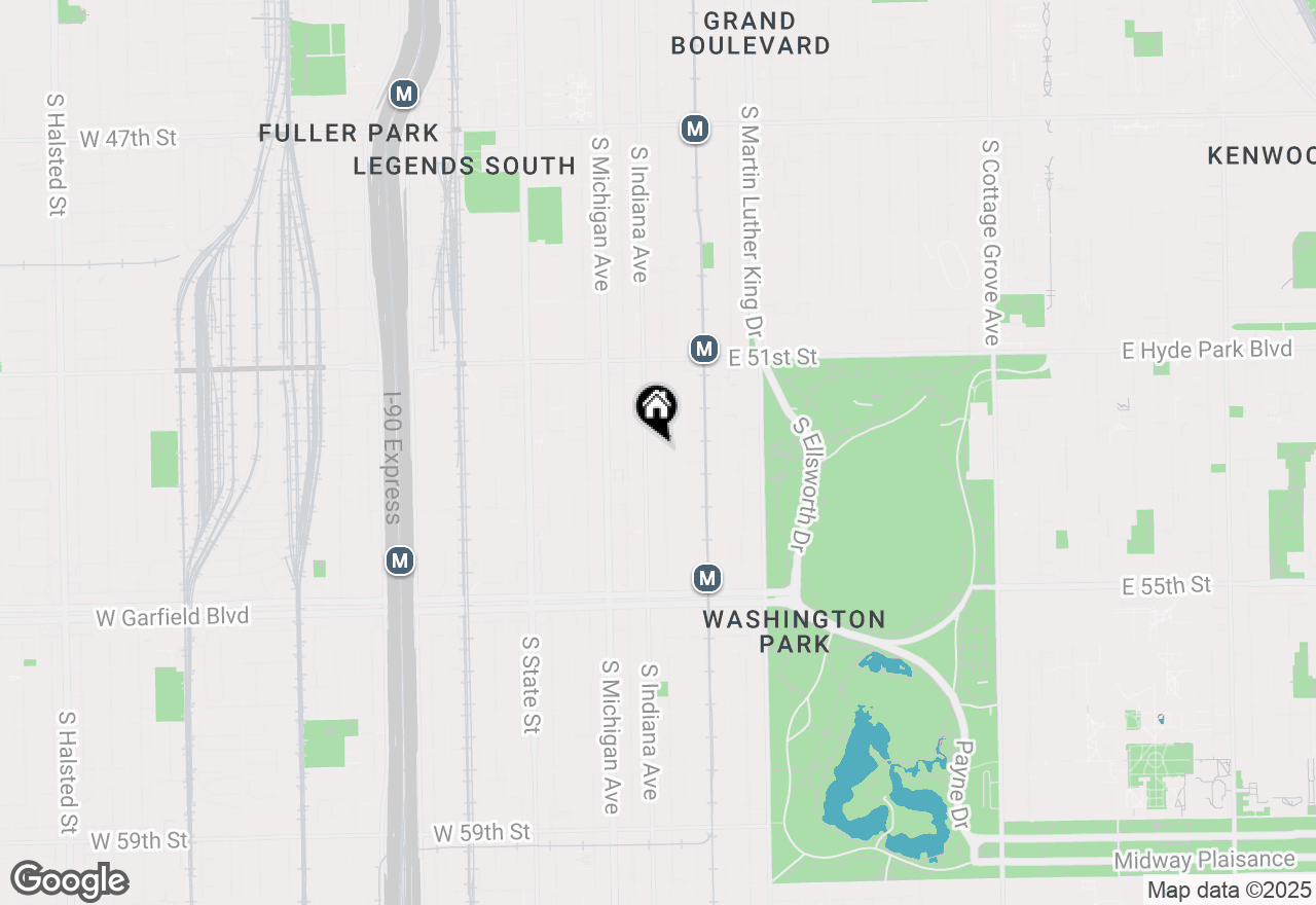 Map of 5231 S Indiana Avenue #1, Chicago, IL 60615