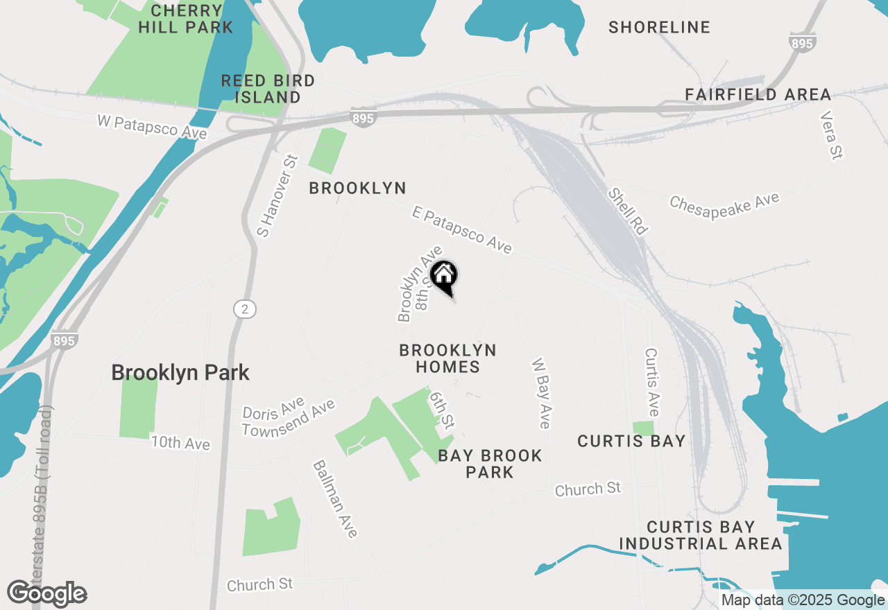 Map of 824 Jack Street #1, Baltimore, MD 21225