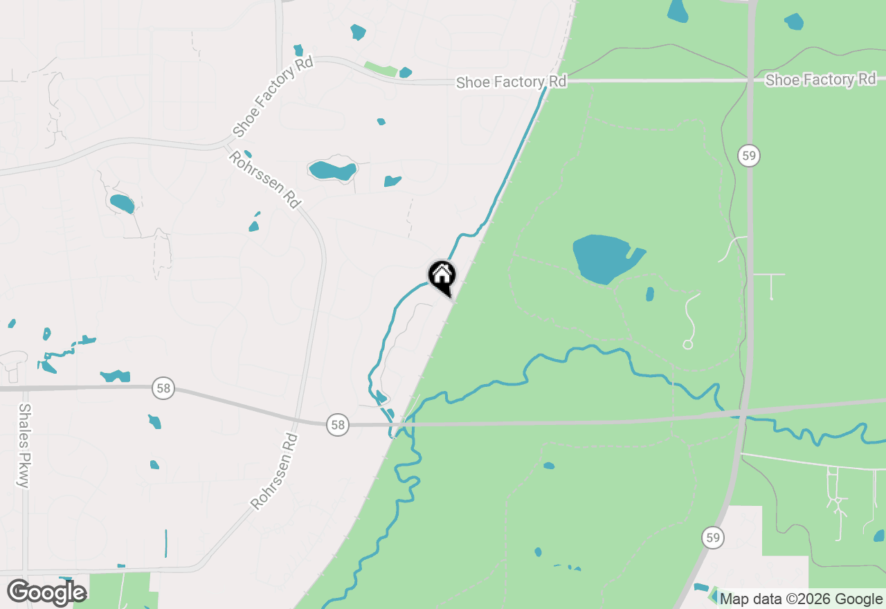 Map of 1405 Mallard Lane, Hoffman Estates, IL 60192