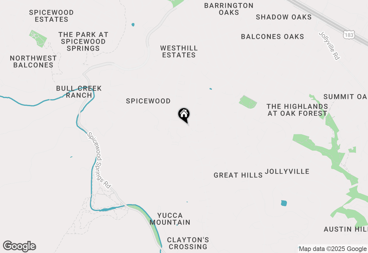 Map of 7700 Blue Lilly Dr, Austin, TX 78759
