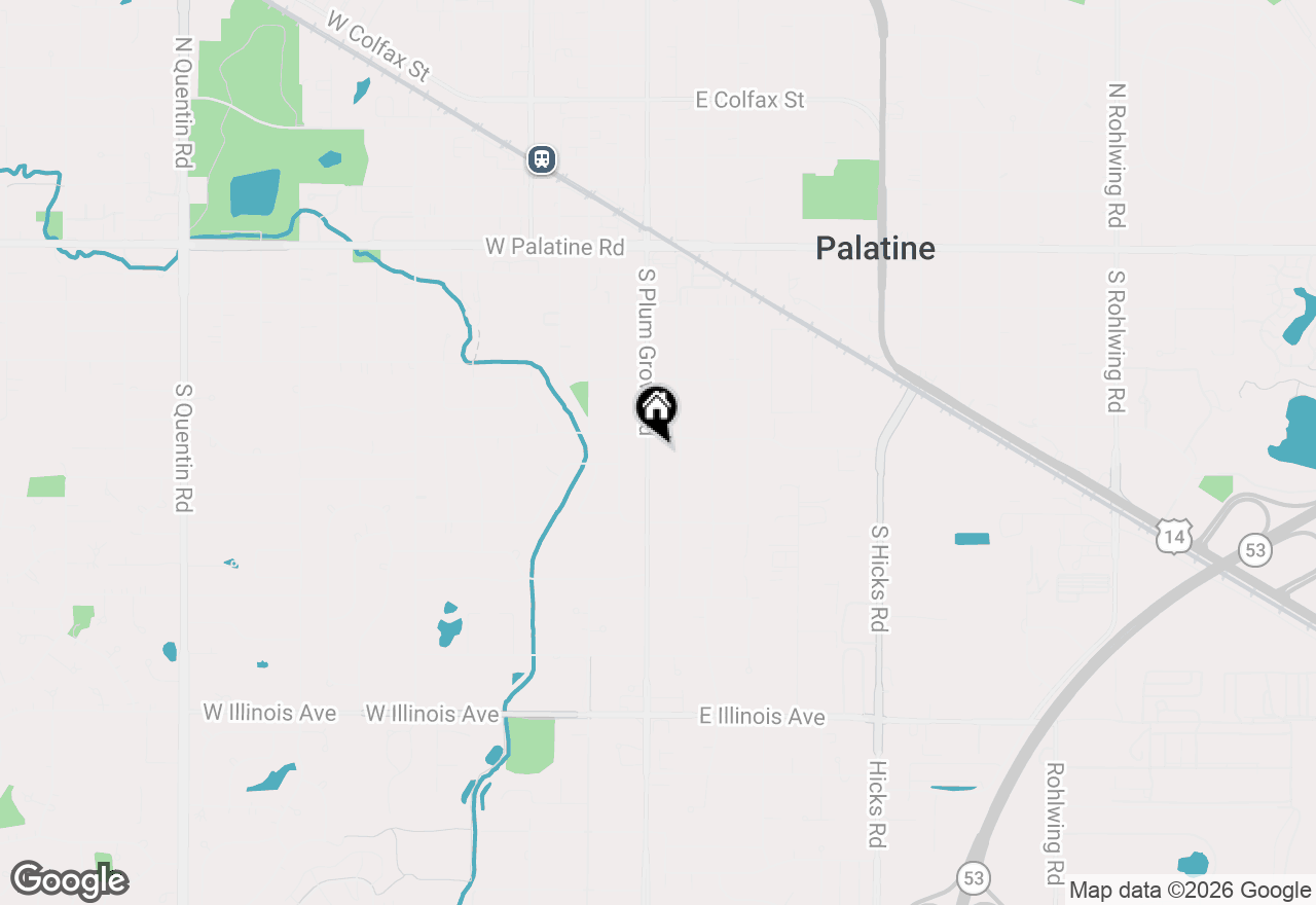 Map of 317 S Plum Grove Road #2, Palatine, IL 60067