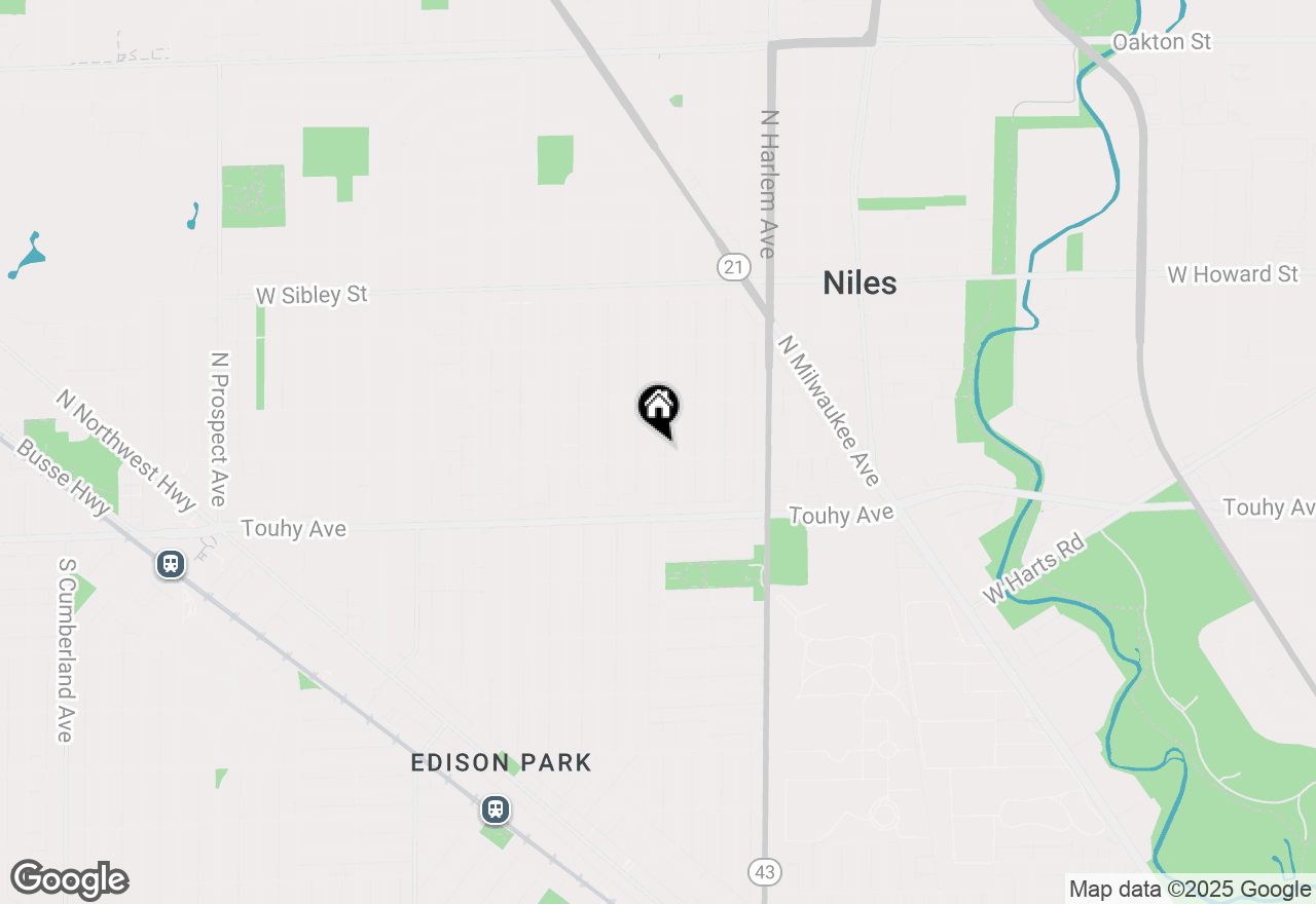 Map of 7305 N Oketo Avenue, Chicago, IL 60631