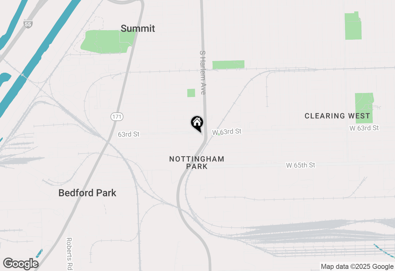 Map of 7225 W 63rd Street, Summit, IL 60501