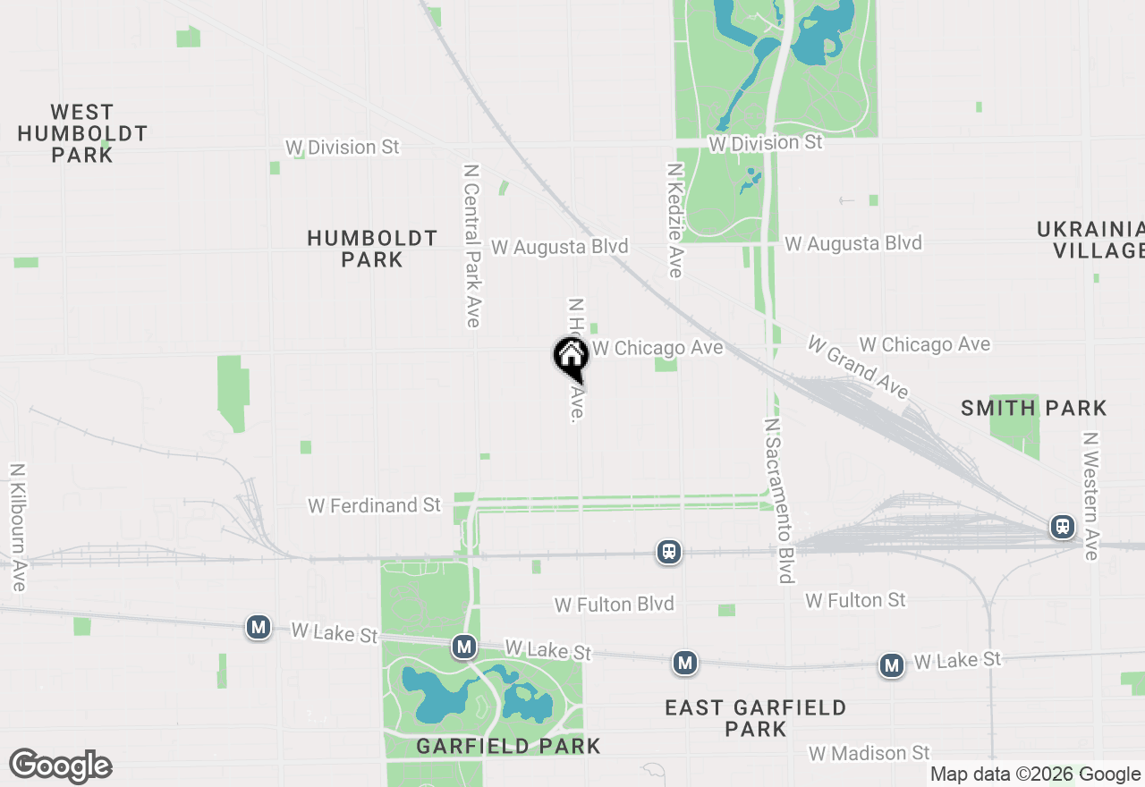 Map of 702 N Homan Avenue, Chicago, IL 60624