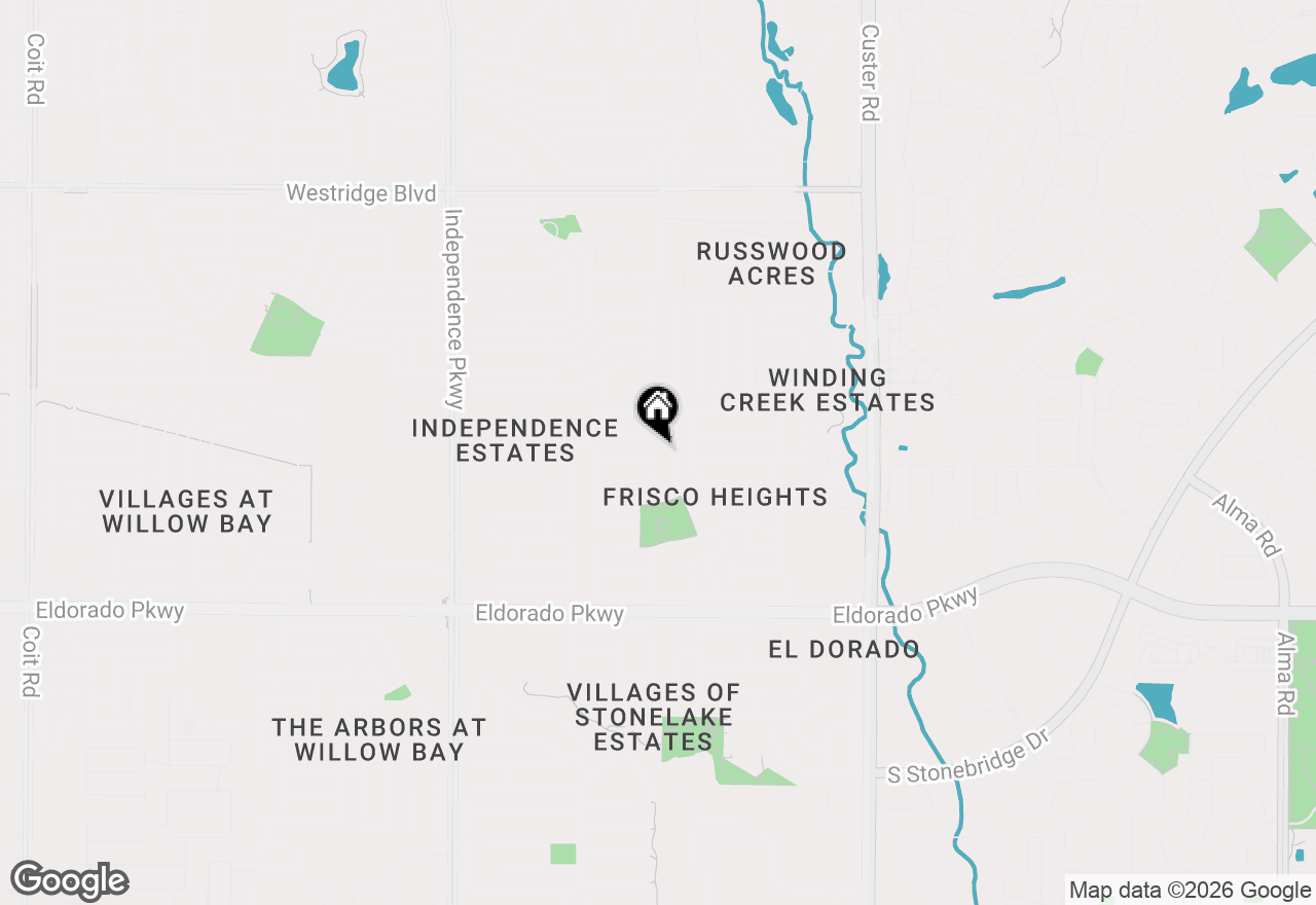 Map of 12316 Sailmaker Lane, Frisco, TX 75035