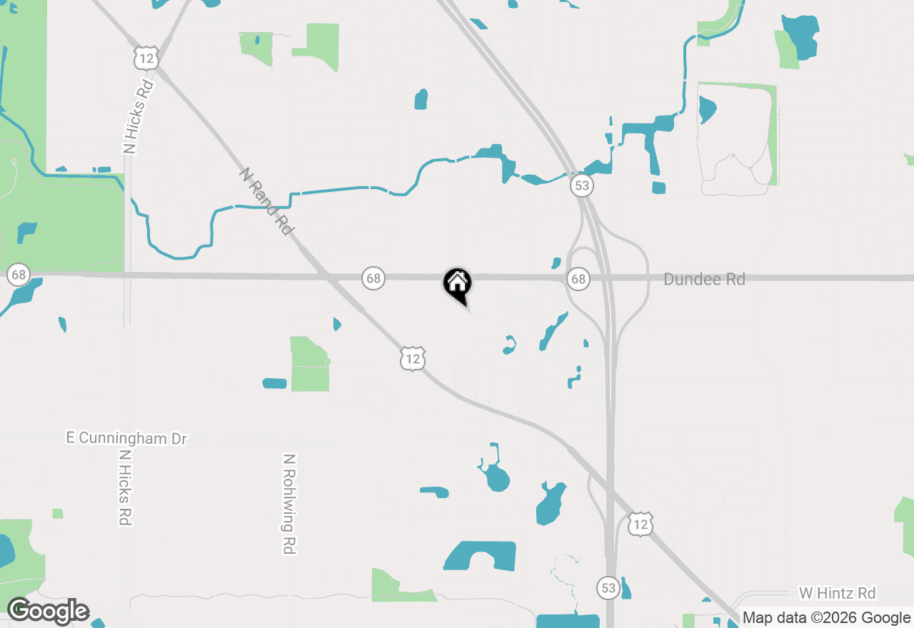 Map of 1203 Wyndham Court #105, Palatine, IL 60074