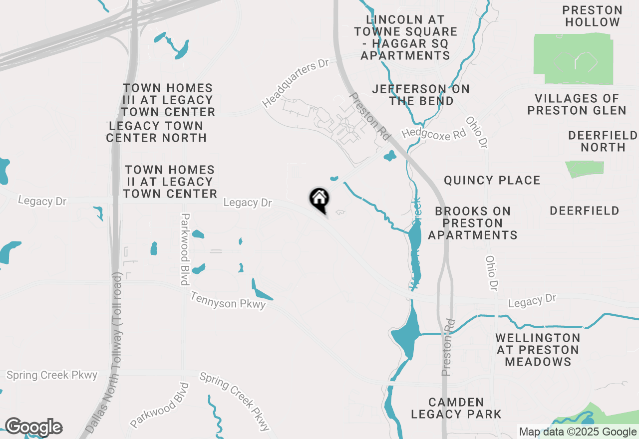 Map of 4550 Cinema Street, Plano, TX 75024
