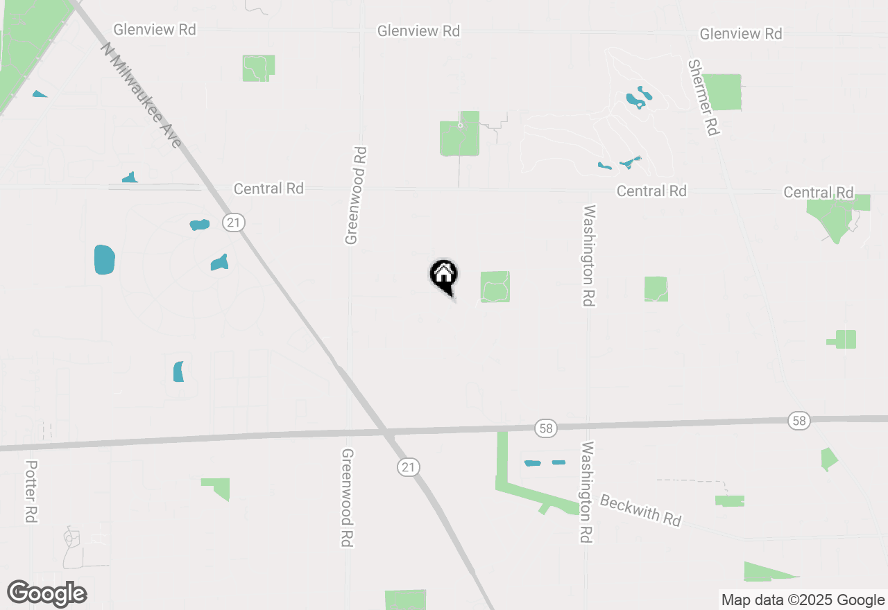 Map of 9910 N Wendy Way, Niles, IL 60714