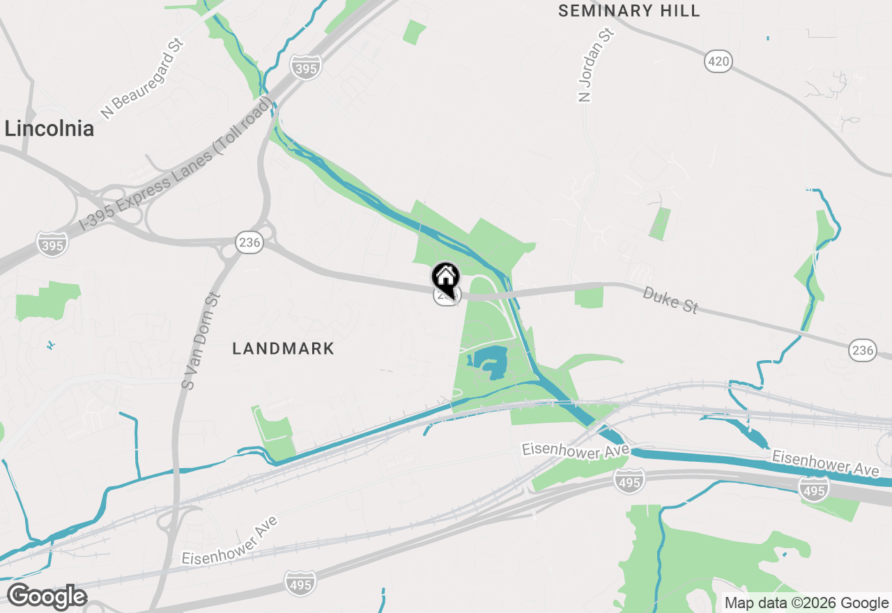 Map of 4925 Waple Lane, Alexandria, VA 22304