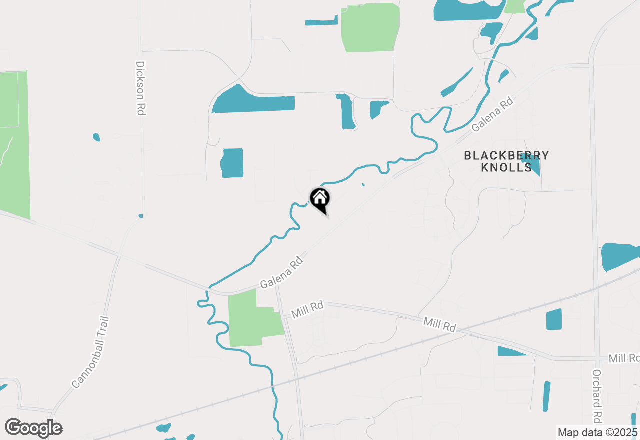 Map of 19 Willow Lane, Bristol, IL 60512