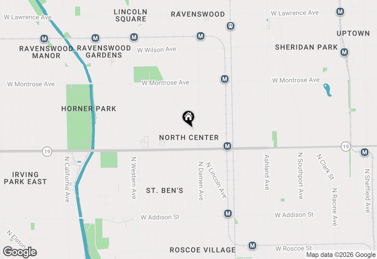 Map of 4110 N Lincoln Avenue #210, Chicago, IL 60618