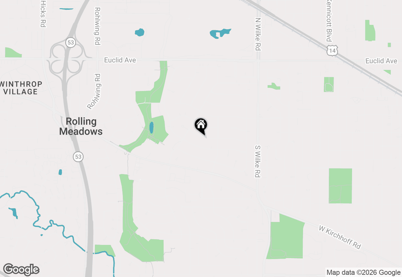 Map of 2503 George Street, Rolling Meadows, IL 60008