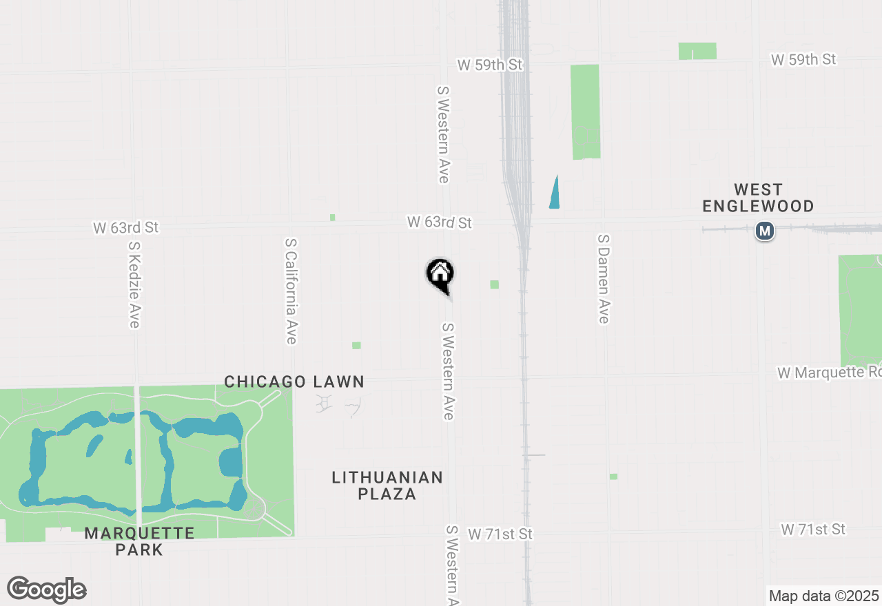 Map of 6500 S Western Avenue, Chicago, IL 60636