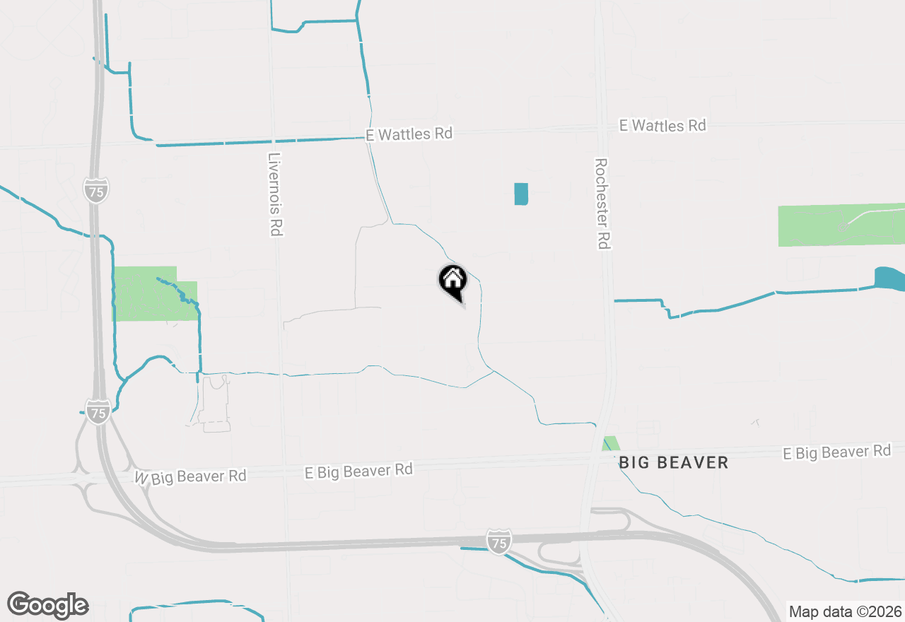 Map of 556 Trombley Drive, Troy, MI 48083