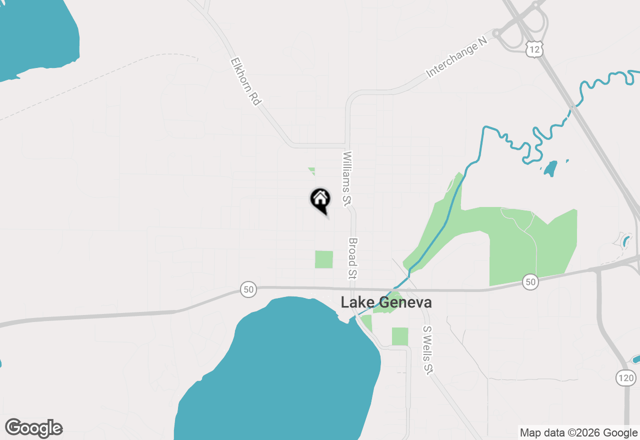 Map of 519 Madison St, Lake Geneva, WI 53147