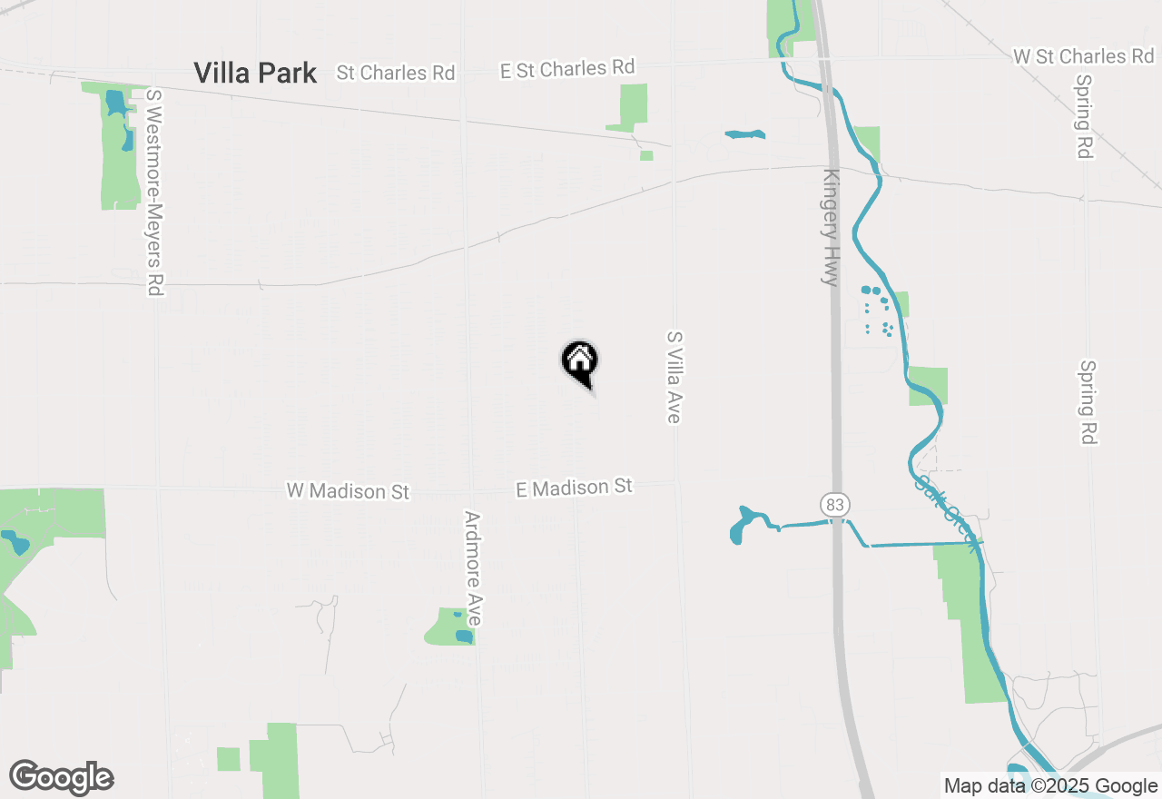 Map of 613 S Summit Avenue, Villa Park, IL 60181