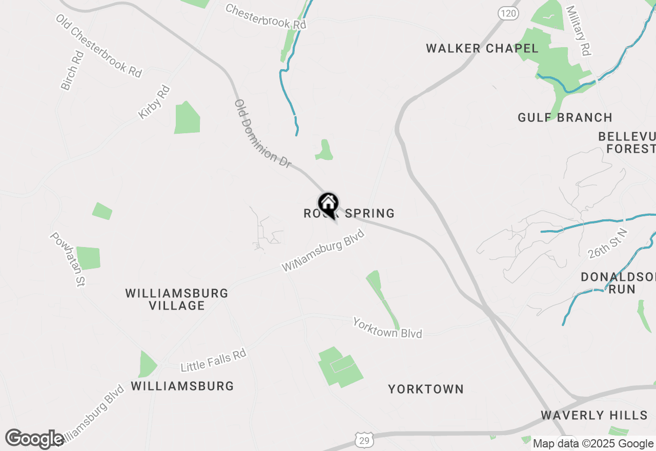 Map of 3433 N Edison Street, Arlington, VA 22207