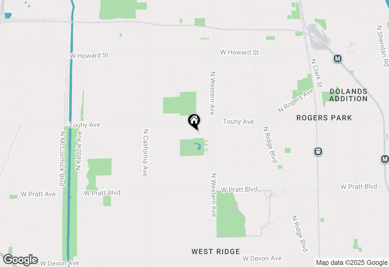 Map of 2478 W Estes Avenue #3, Chicago, IL 60645