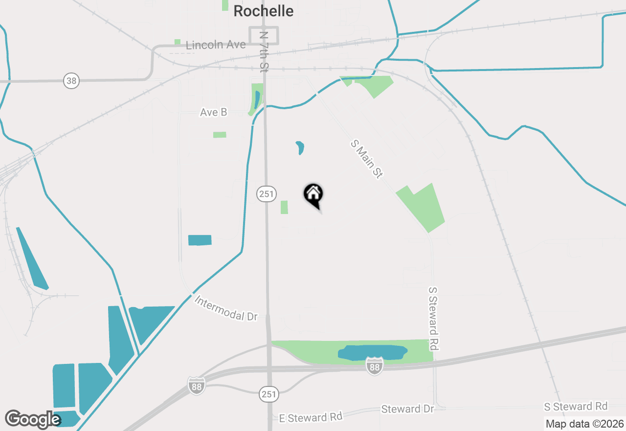 Map of 400 Phyllis Avenue Se, Rochelle, IL 61068