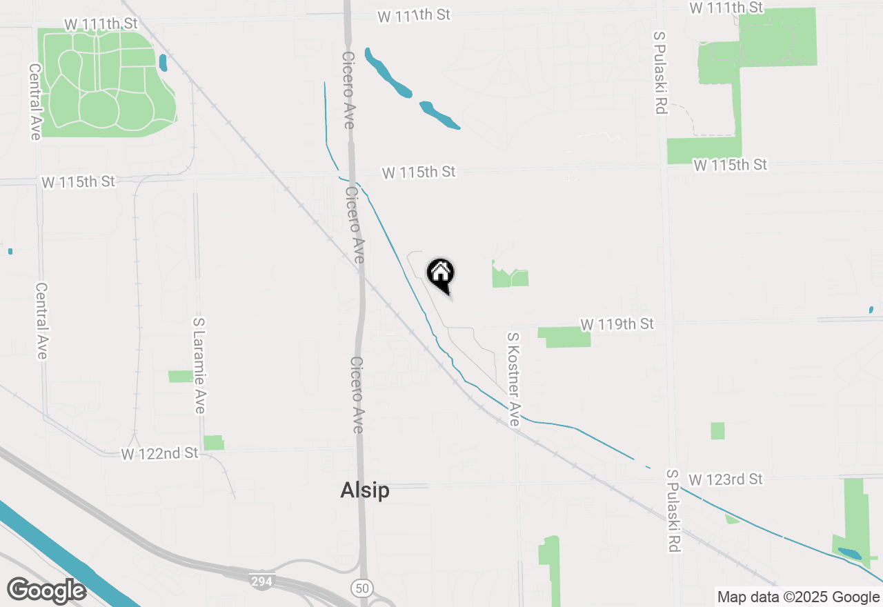 Map of 11804 S Joalyce Drive, Alsip, IL 60803