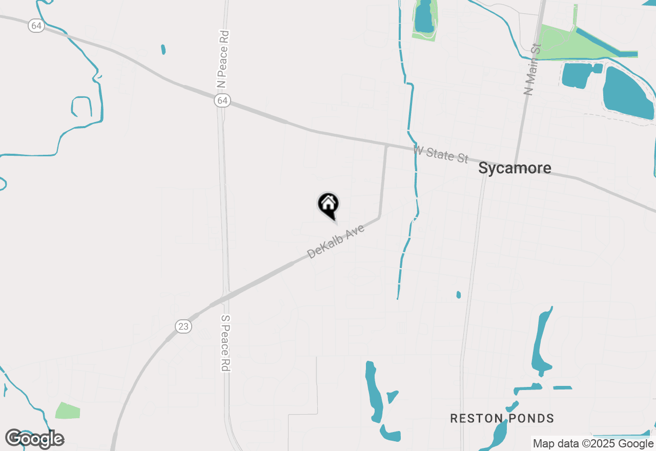 Map of 910 Albert Avenue, Sycamore, IL 60178