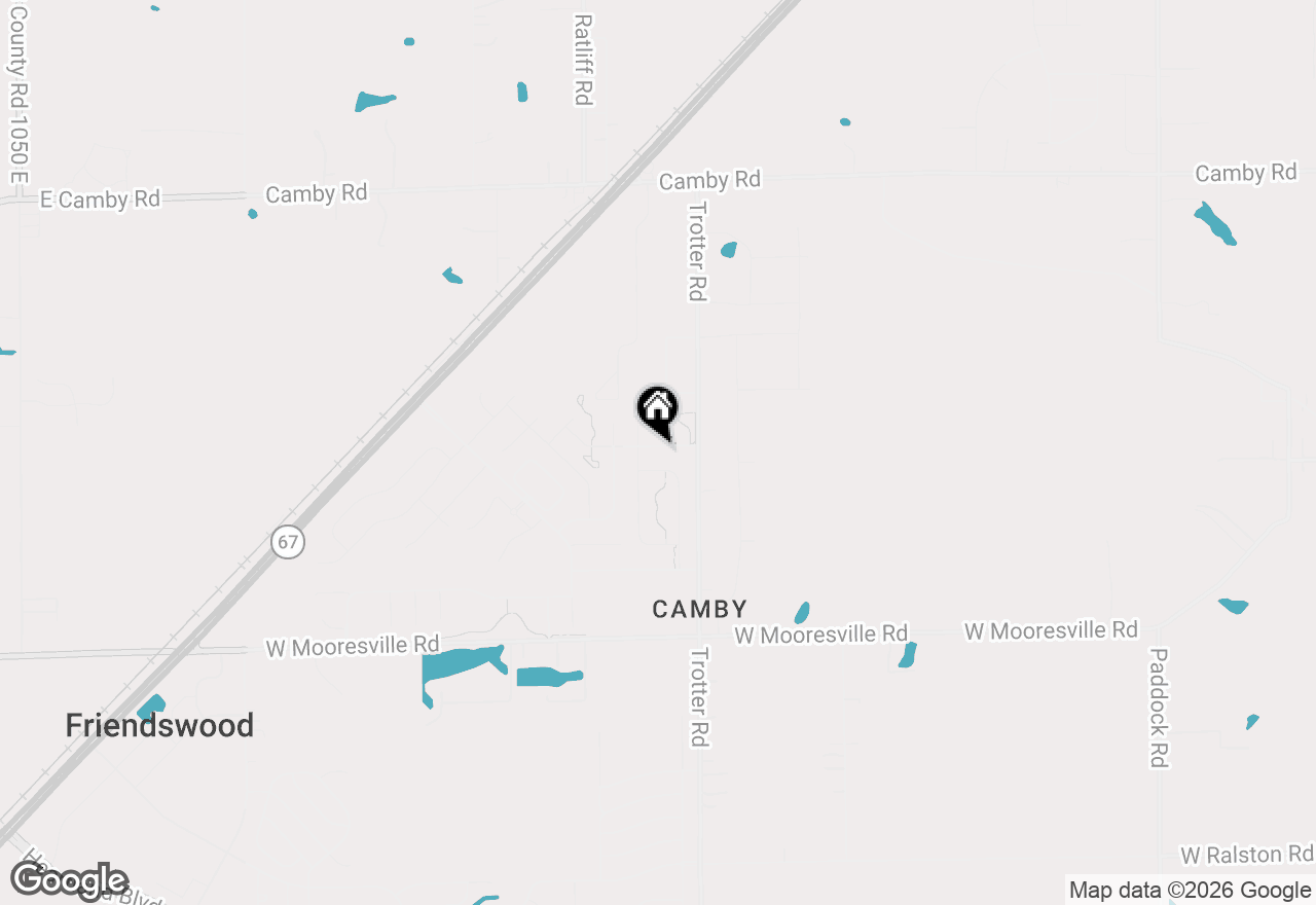 Map of 8439 Pippen Place, Camby, IN 46113