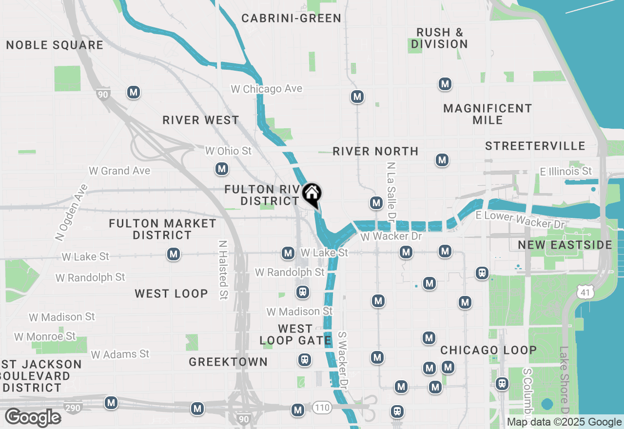 Map of 345 N Canal Street #501, Chicago, IL 60606