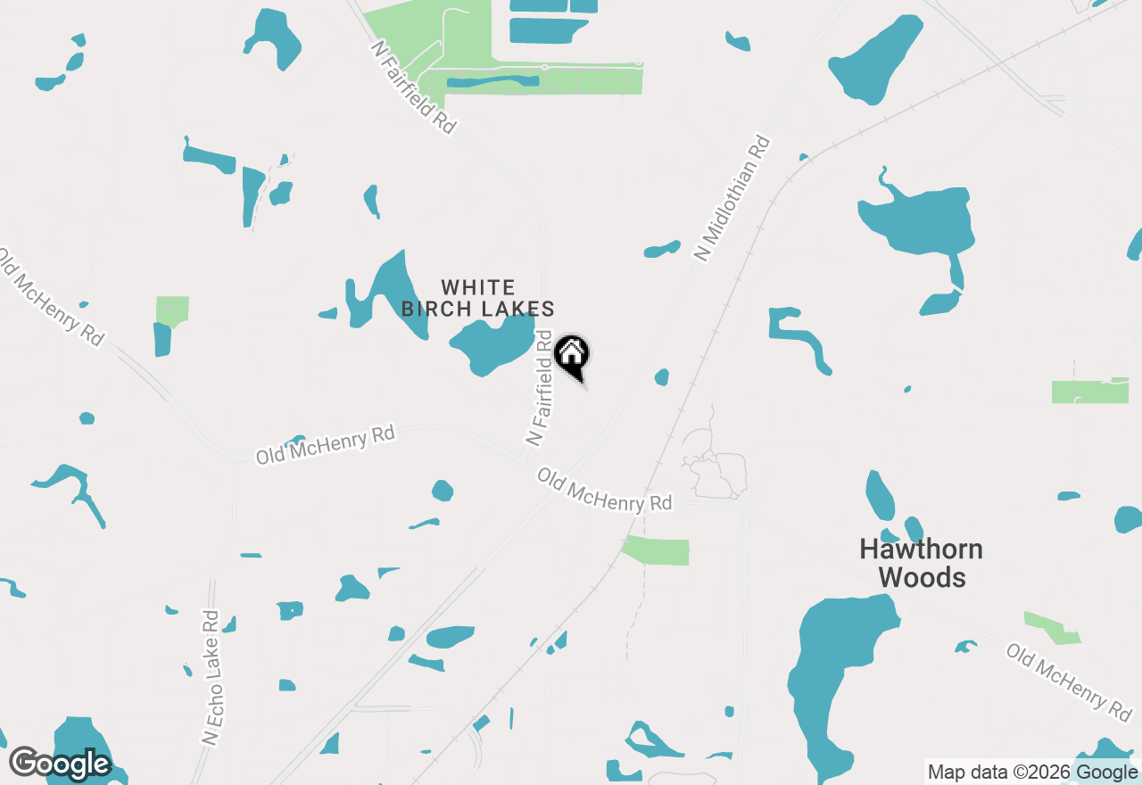 Map of 25 Commons Circle, Hawthorn Woods, IL 60047