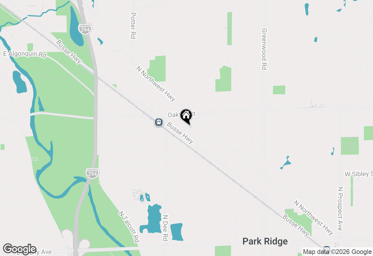 Map of 817 Rowe Avenue, Park Ridge, IL 60068