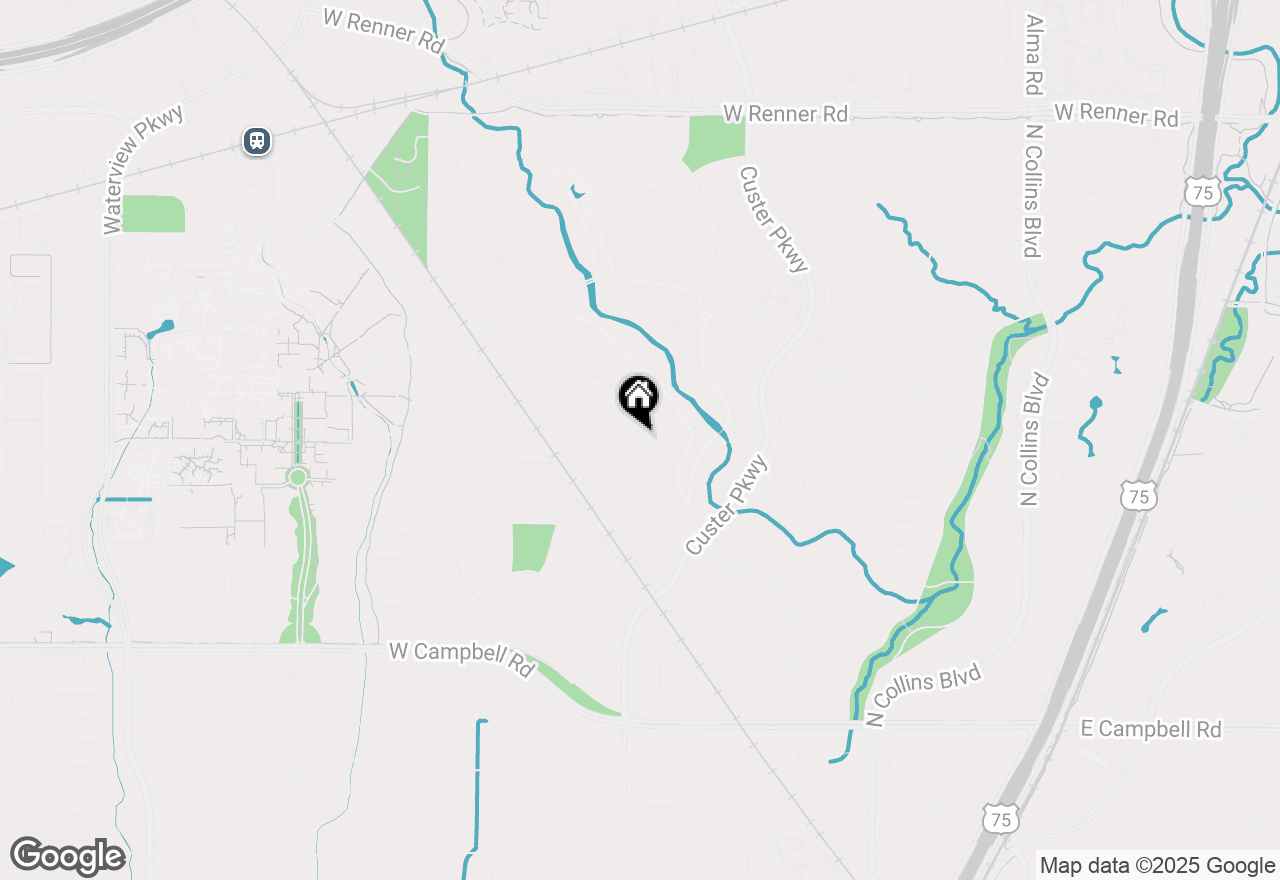 Map of 2401 Mesa Drive, Richardson, TX 75080