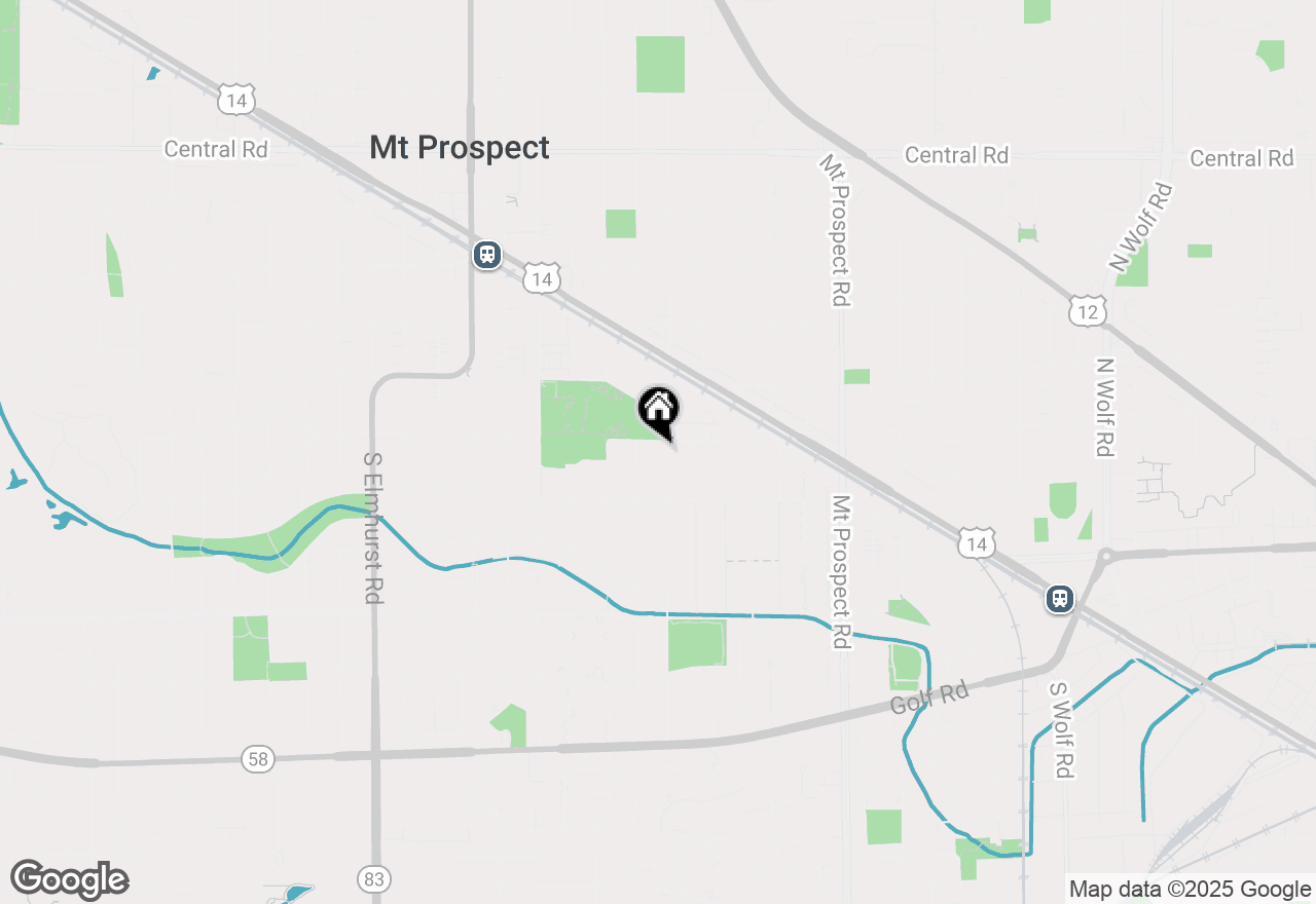 Map of 502 S William Street, Mount Prospect, IL 60056