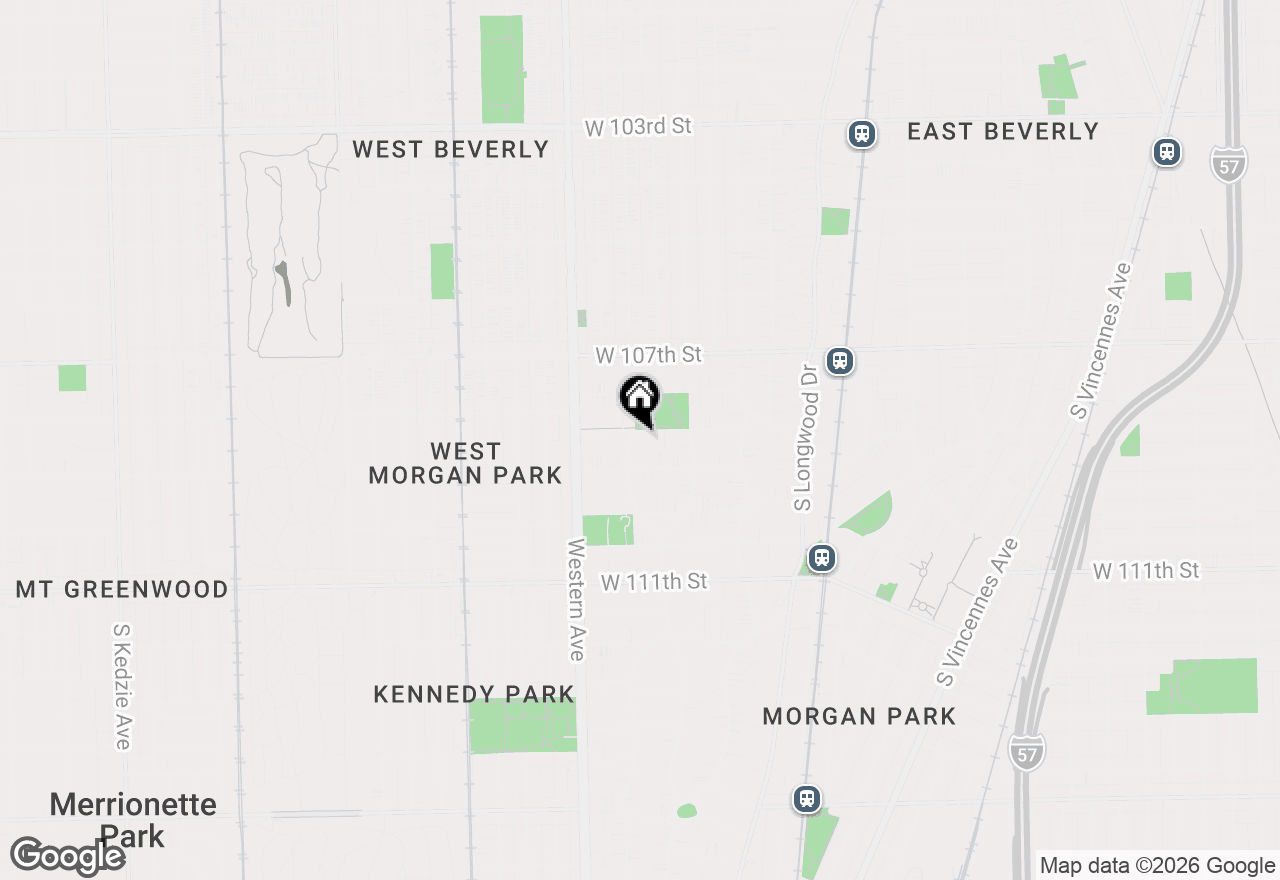 Map of 2251 W 108th Place, Chicago, IL 60643
