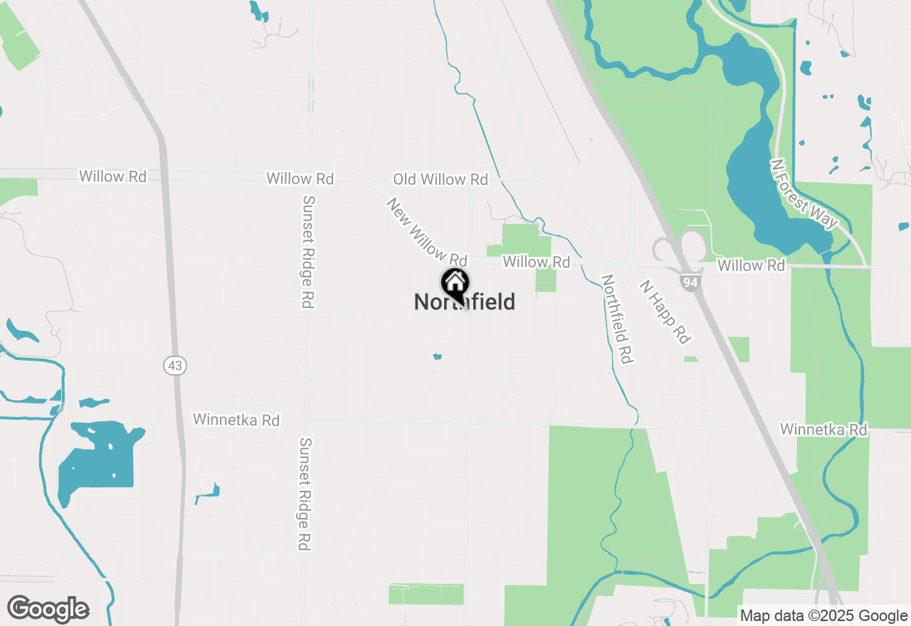 Map of 281 Graemere Street, Northfield, IL 60093