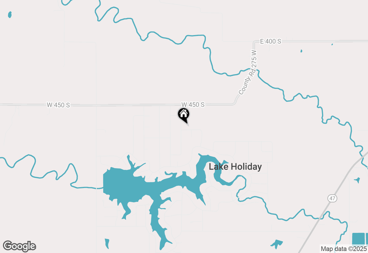 Map of 4600 S Tahoe Trail, Crawfordsville, IN 47933