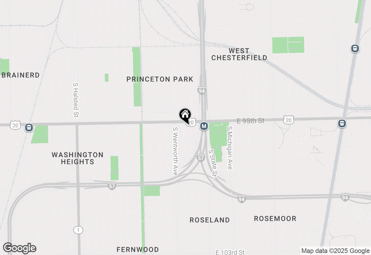 Map of 9521 S La Salle Street, Chicago, IL 60628