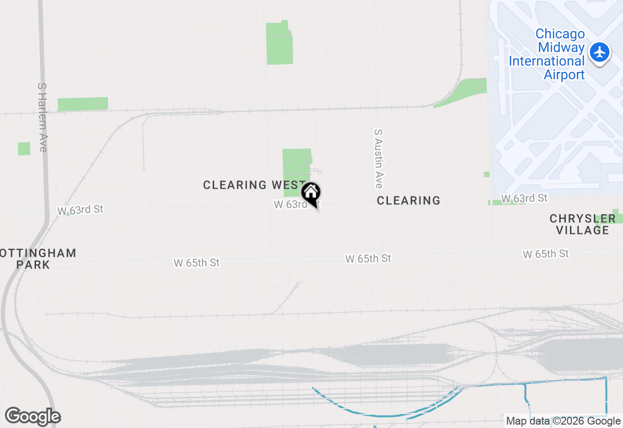 Map of 6230 W 63rd Place, Chicago, IL 60638